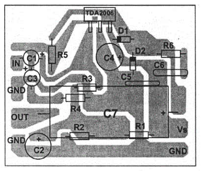 Tda2006 схема усилителя звука своими руками